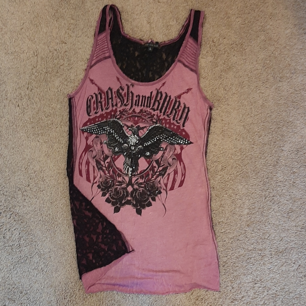 Crash and Burn Tank top